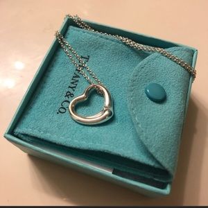 Beautiful Tiffany & Co Open Heart Pendant